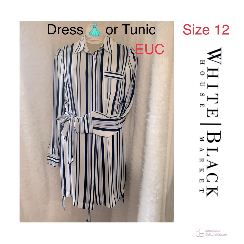 ⭐️ WHBM dress/tunic/blouse ⭐️ TRAVEL 🧳 ✅ flattering ✅ EUC